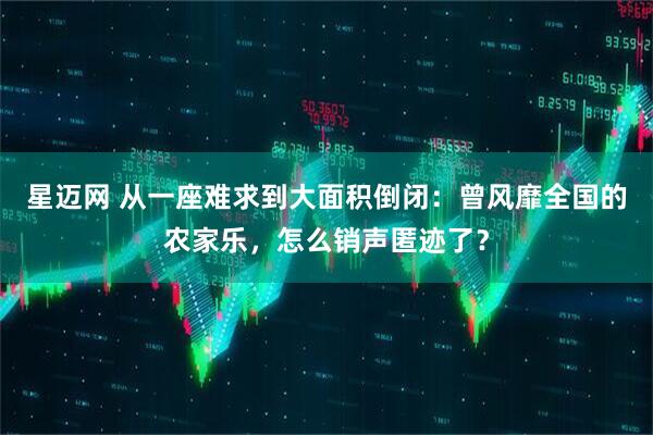 星迈网 从一座难求到大面积倒闭：曾风靡全国的农家乐，怎么销声匿迹了？