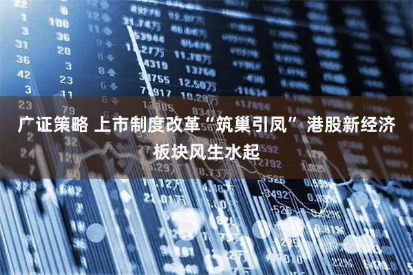 广证策略 上市制度改革“筑巢引凤” 港股新经济板块风生水起